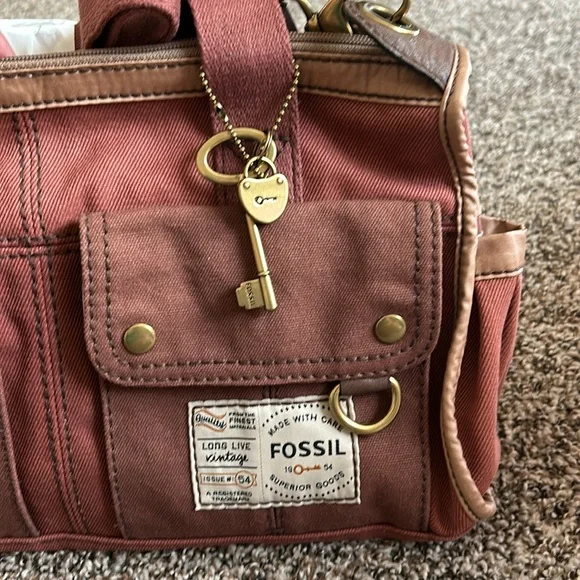 NWT Fossil Morgan Satchel - Picture 4 of 9